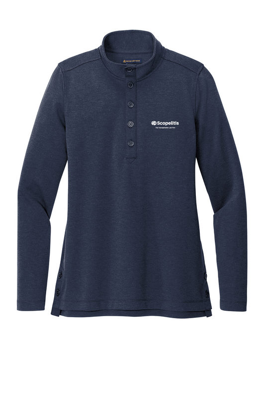 Brooks Brothers® Women’s Mid-Layer Stretch 1/2-Button